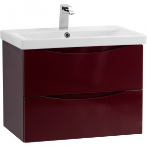 Тумба Bordo Lucido 66,4 см BelBagno Marino MARINO-CER-700-2C-SO-BRDL-P