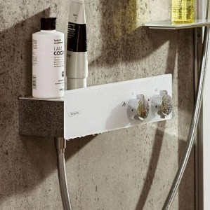 Смеситель для душа Hansgrohe ShowerTablet 13102400 с термостатом Белый Хром