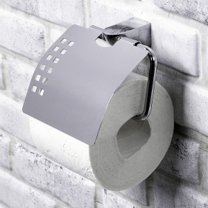 Держатель туалетной бумаги WasserKRAFT Kammel K-8325 с крышкой Хром