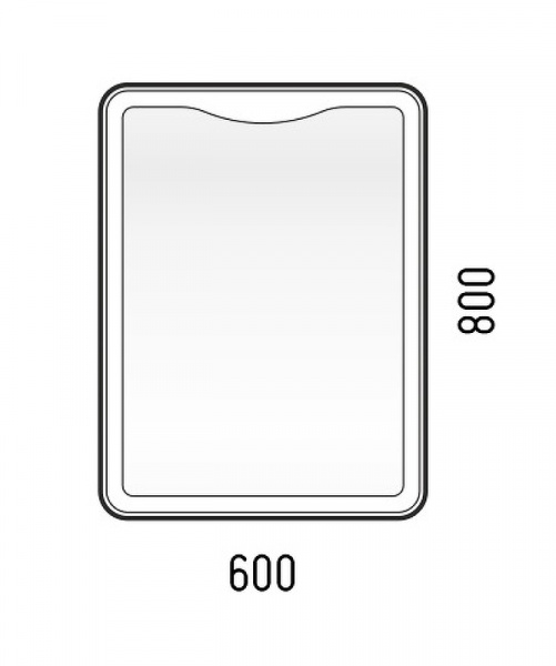 Зеркало Corozo Орли 60 SD-00000919 с подсветкой с сенсорным выключателем