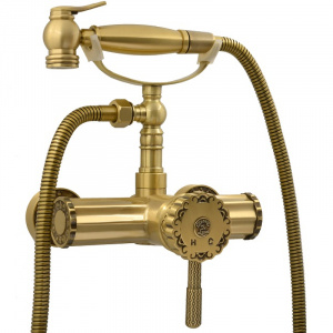 Гигиенический душ со смесителем Bronze de Luxe Windsor 10135 Бронза