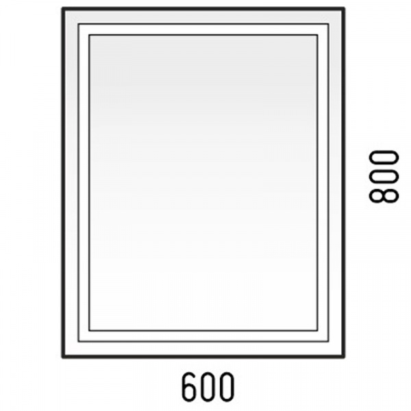 Зеркало Corozo Барго 60 SD-00001116 с подсветкой с сенсорным выключателем