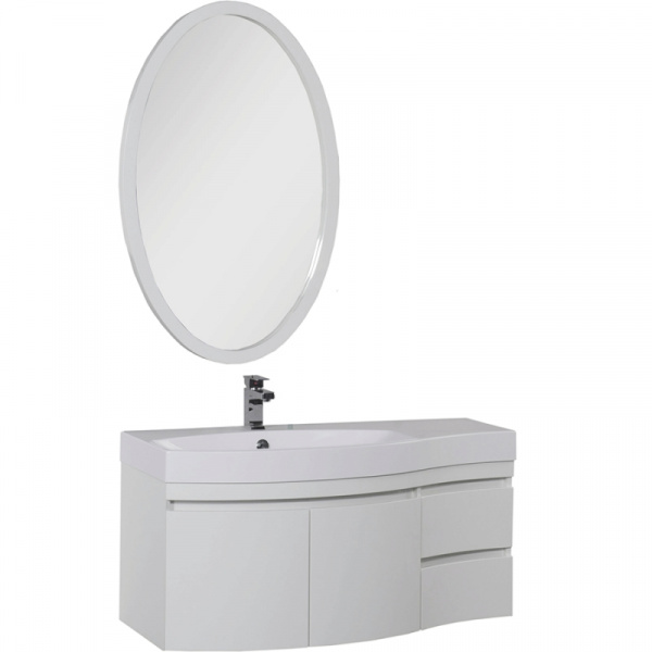 Комплект мебели для ванной Aquanet Опера 115 L 169414 Белый