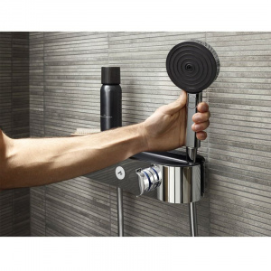 Термостатический смеситель для душа HANSGROHE ShowerTablet Select 400, белый матовый (24360700)