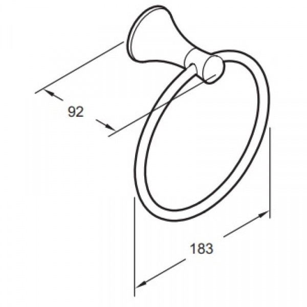 Кольцо для полотенец Jacob Delafon Coralais E13435-CP