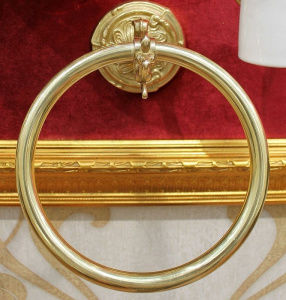 Кольцо для полотенец Art&Max Barocco AM-1783-Do-Ant Античное золото