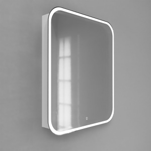 Зеркальный шкаф Jorno Briz 60 Bri.03.60/W с подсветкой с сенсорным выключателем