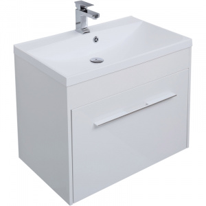 Комплект мебели для ванной Aquanet Августа 75 225246 подвесной Белый