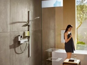 Смеситель для душа Hansgrohe ShowerTablet 13102400 с термостатом Белый Хром