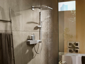 Смеситель для душа Hansgrohe ShowerTablet 13108000 с термостатом Хром