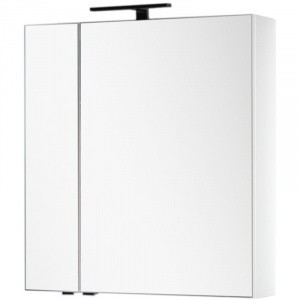 Зеркальный шкаф 79,8х85 см белый Aquanet Эвора 00184936