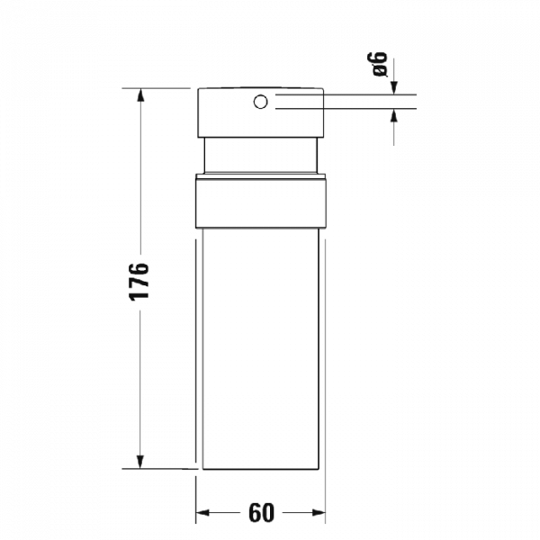 Duravit Starck T Дозатор для мыла настенный цвет хром