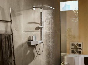 Смеситель для душа Hansgrohe ShowerTablet 13108400 с термостатом Белый Хром