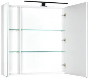 Зеркальный шкаф 100х85 см белый Aquanet Эвора 00185194