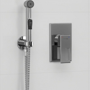 Гигиенический душ со смесителем WasserKRAFT Alme A01557 Хром
