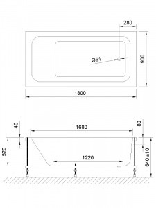 Акриловая ванна Royal Bath Accord Comfort 180x90 RB627100CO с гидромассажем