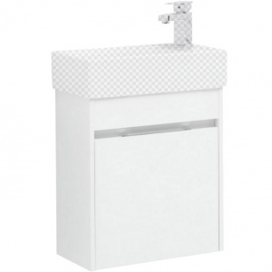 Комплект мебели для ванной Aquanet Лидс 50 240480 подвесной Белый