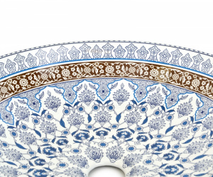 Раковина-чаша Bronze de Luxe Марракеш 40 1008 Белый глянец с декором