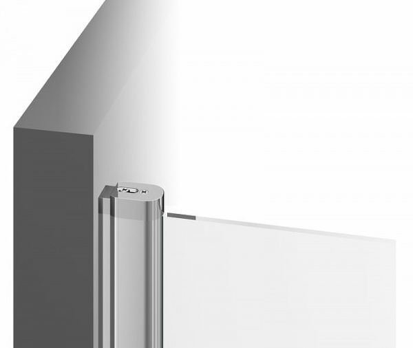 Душевая стенка Ravak Chrome CPS-80 9QV40100Z1 профиль Белый стекло Transparent