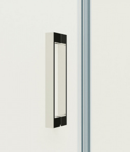 Душевая дверь Vincea Extra 120 VDP-1E1112CGB профиль Черный стекло тонированное