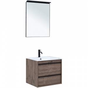 Комплект мебели для ванной Aquanet Lino 60 271952 подвесной Дуб Веллингтон