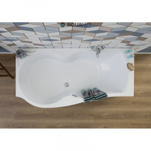 Акриловая ванна 170х85,3 см левая Aquanet Nicol 00205529