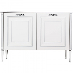 Комплект мебели для ванной Aquanet Паола 120 182131 Белый Серебро