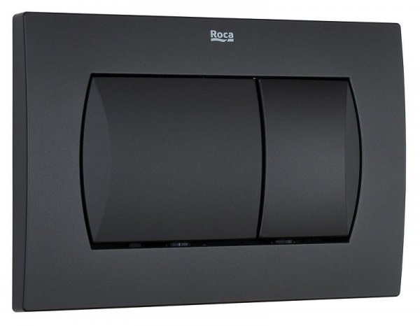 Кнопка смыва Roca 25.5х3.2х15.8 для инсталляции, ABS пластик, цвет Черный (78901160B6)