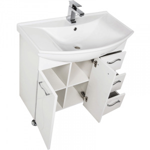 Комплект мебели для ванной Aquanet Моника 85 187567 Белый