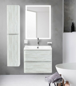 Тумба под раковину BelBagno ALBANO-600-2C-SO-RVB подвесная Rovere Vintage Bianco