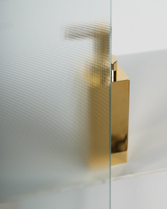 Шторка на ванну BelBagno UNO-V-11-100/150-P-Cr профиль Хром стекло рифленое