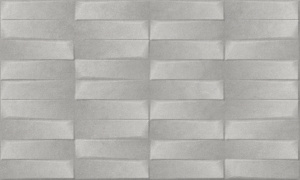 Настенная плитка Gracia Ceramica 010100001393 Industry grey wall 03 300х500 серая матовая под бетон / 3D мозаика