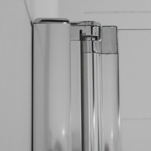 Душевой уголок Cezares ELENA-W-AH-1-100/80-P-Cr-L профиль Хром стекло рифленое