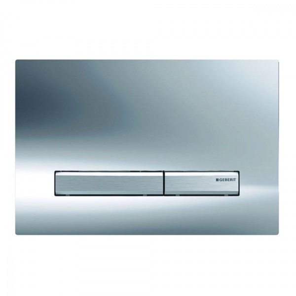 Кнопка смыва Geberit SIGMA 24.6х2.4х16.4 для инсталляции, металл, цвет Хром (115788212)