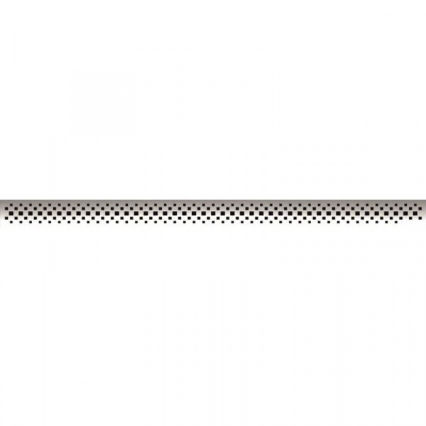 Желоб BERGES водосток C1 Brise 500, матовый хром, S-сифон D50/105 H50 вертикальный
