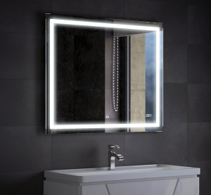 Зеркало Corozo Барго 100 SD-00001187 с подсветкой с сенсорным выключателем и часами