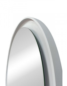 Зеркало Art&Max Napoli AM-Nap-800-DS-F-White с подсветкой с бесконтактным выключателем Белое матовое