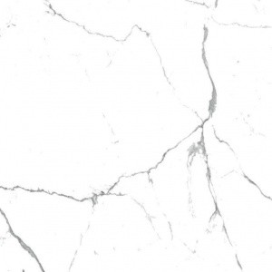 Напольная плитка Eurotile Ceramica 3 SRW 0005 Statuario 40x40 белая глянцевая под мрамор