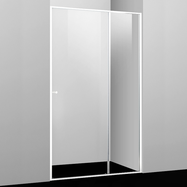 Душевая дверь WasserKRAFT Rhin 120 44S05 профиль Белый стекло прозрачное