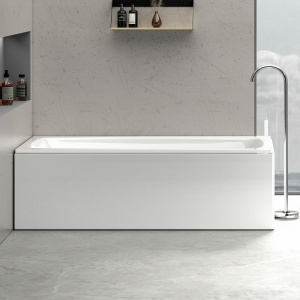 Фронтальная панель для ванны Black&White Swan SBA 1757-1FP 170 17571FP Белая