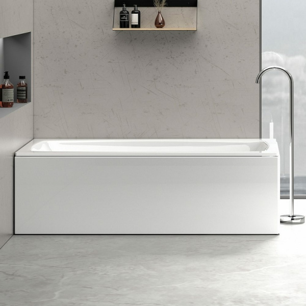 Фронтальная панель для ванны Black&White Swan SBA 1757-1FP 170 17571FP Белая