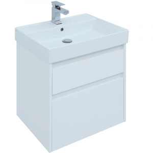 Комплект мебели для ванной Aquanet Nova Lite 60 242921 подвесной Белый