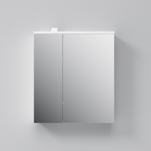 M70AMCR0601WG Spirit V2.0, Зеркальный шкаф с LED-подсветкой, правый, 60 см, цвет: белый, глянец