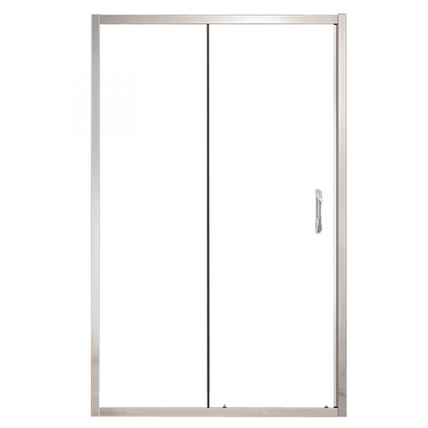 Душевая дверь Azario MILTON раздвижная 120х200, толщина полотна 6мм правая, цвет профиля серебро