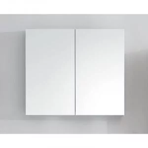 Зеркальный шкаф с нижней подсветкой 80х70 см BelBagno SPC-2A-DL-BL-800