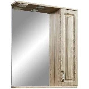 Зеркало со шкафом Stella Polar Кармела 65/С SP-00000181 с подсветкой Карпатская ель