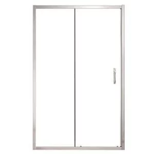 Душевая дверь Azario MILTON раздвижная 120х200, толщина полотна 6мм правая, цвет профиля серебро