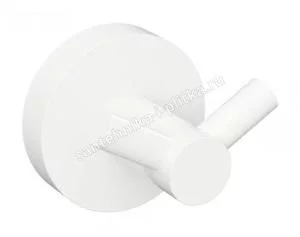 Крючок двойной Bemeta White 104106034 5.5 x 5 x 5.5 см для одежды, белый
