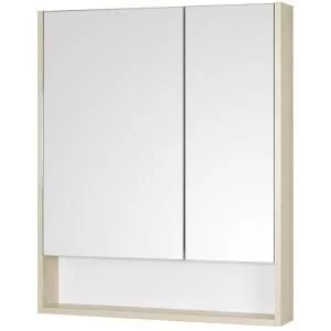 Зеркальный шкаф Акватон Сканди 70 1A252202SDB20 Белый Дуб верона