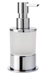 Дозатор для жидкого мыла Bemeta Omega 138109161 Хром/Прозрачный